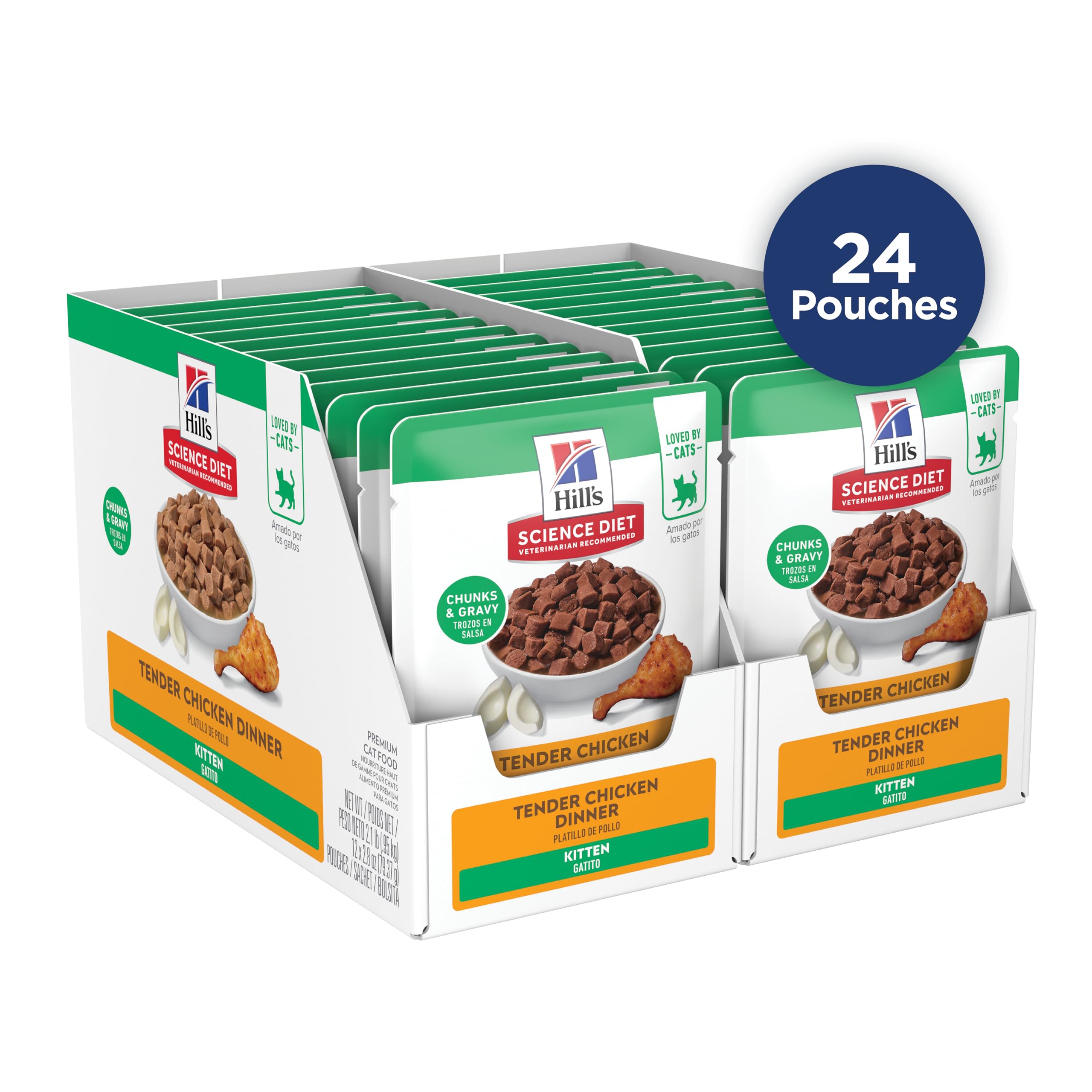 Hill's Science Diet chaton, sachet ouverture facile pour chaque repas.