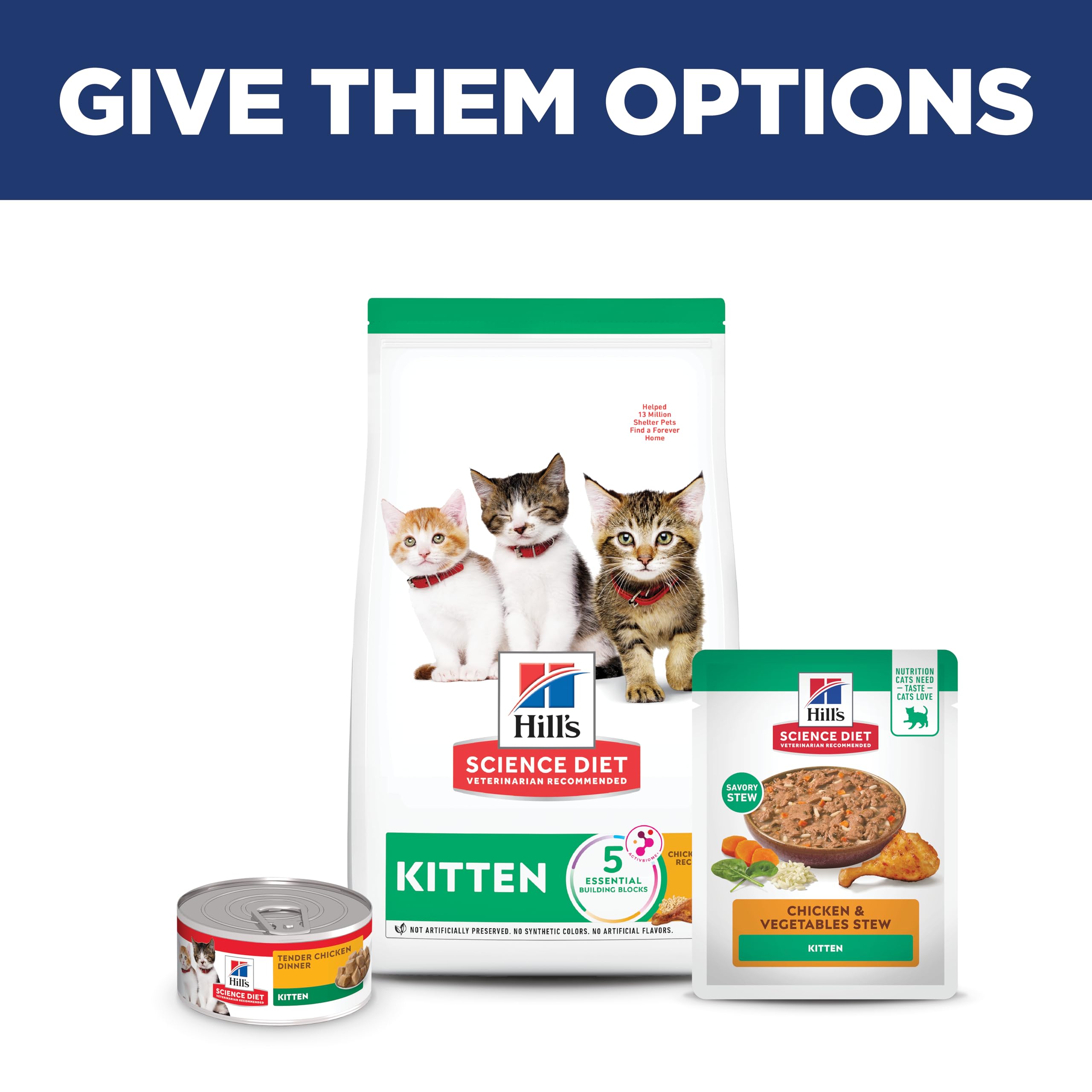 Hill's Science Diet Chaton Sachets Pratiques 24-Pack – portions faciles