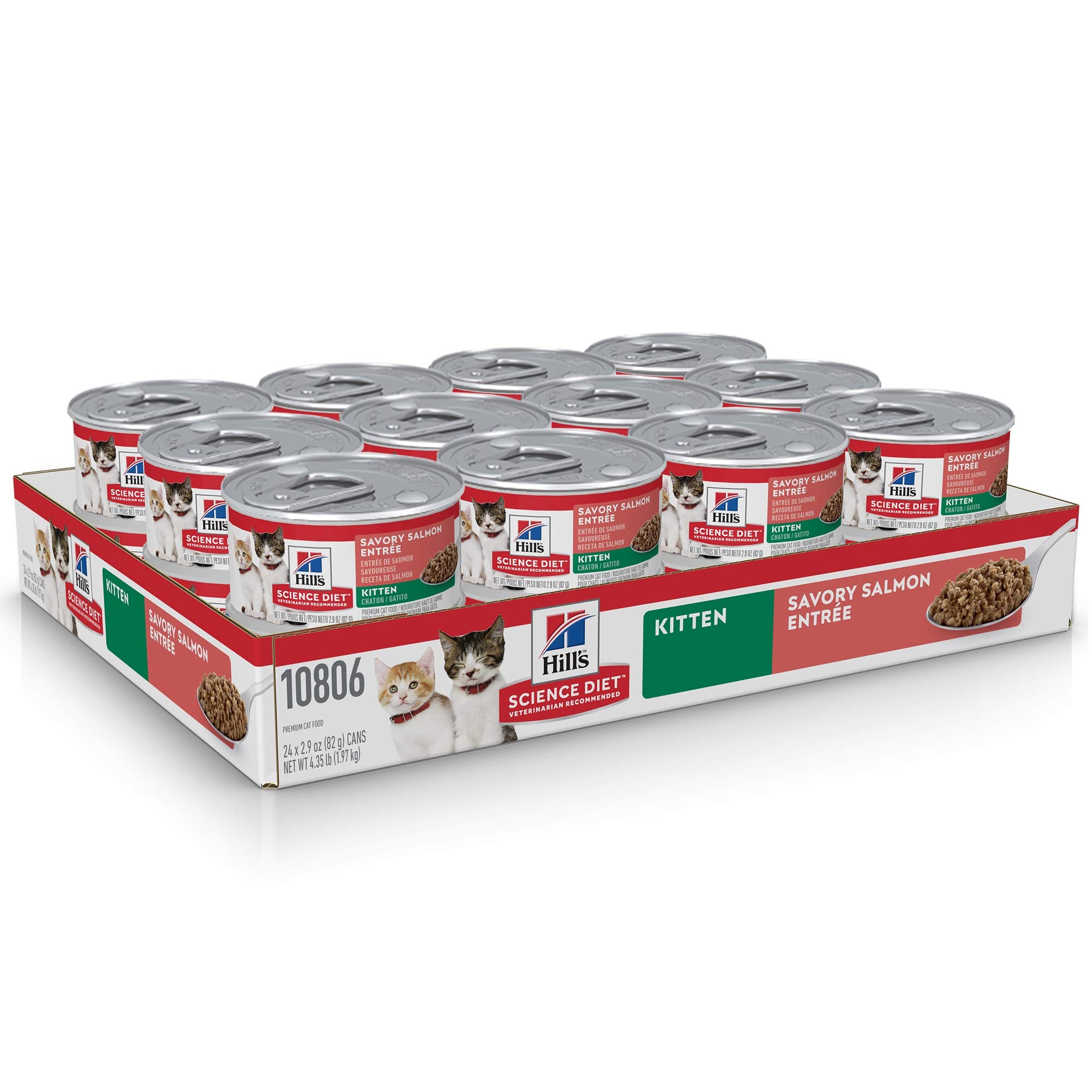 Chaton Hill's Saumon en boîte favorise l'appétit et la variété des repas