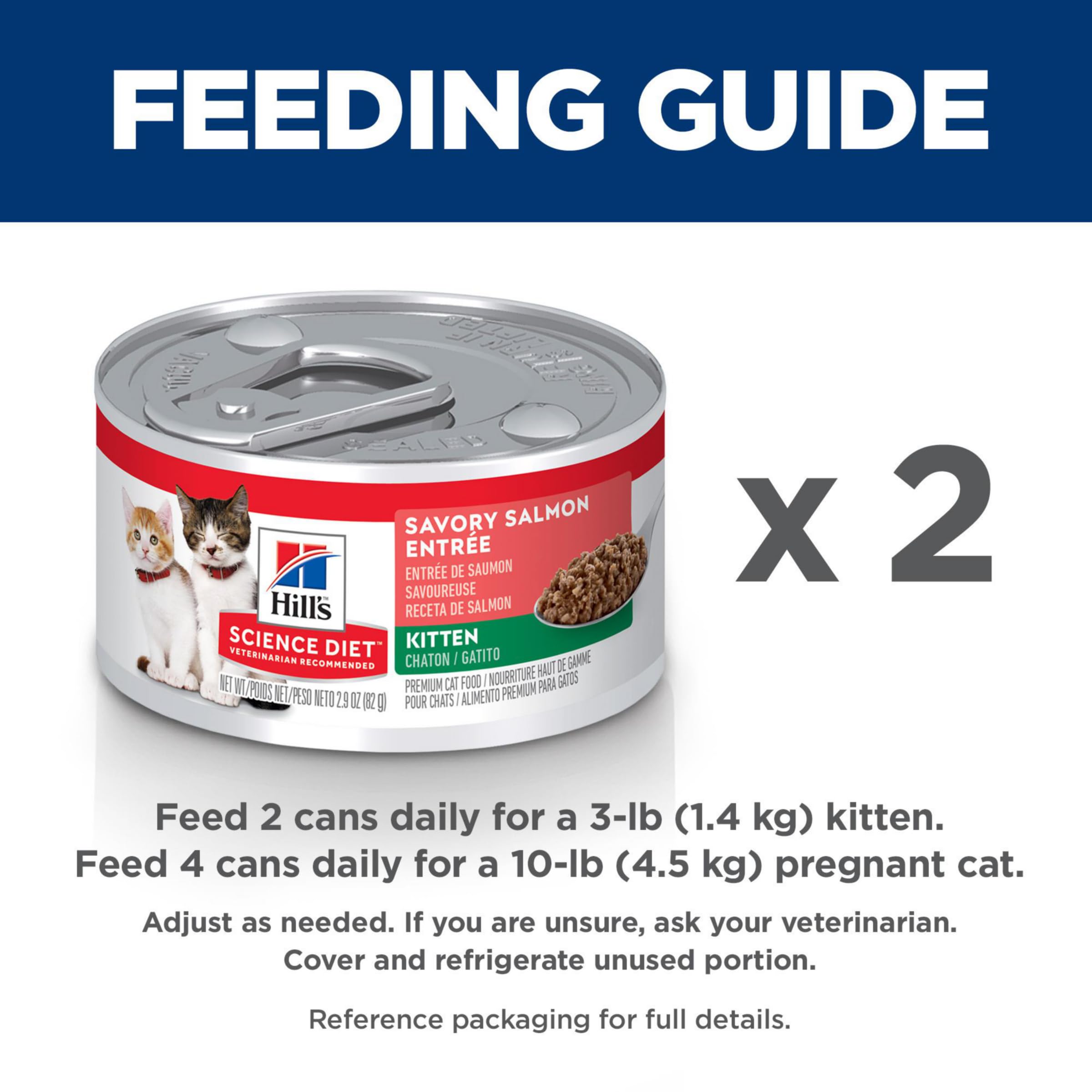 Utilisation polyvalente pour chatons en croissance et transitions alimentaires