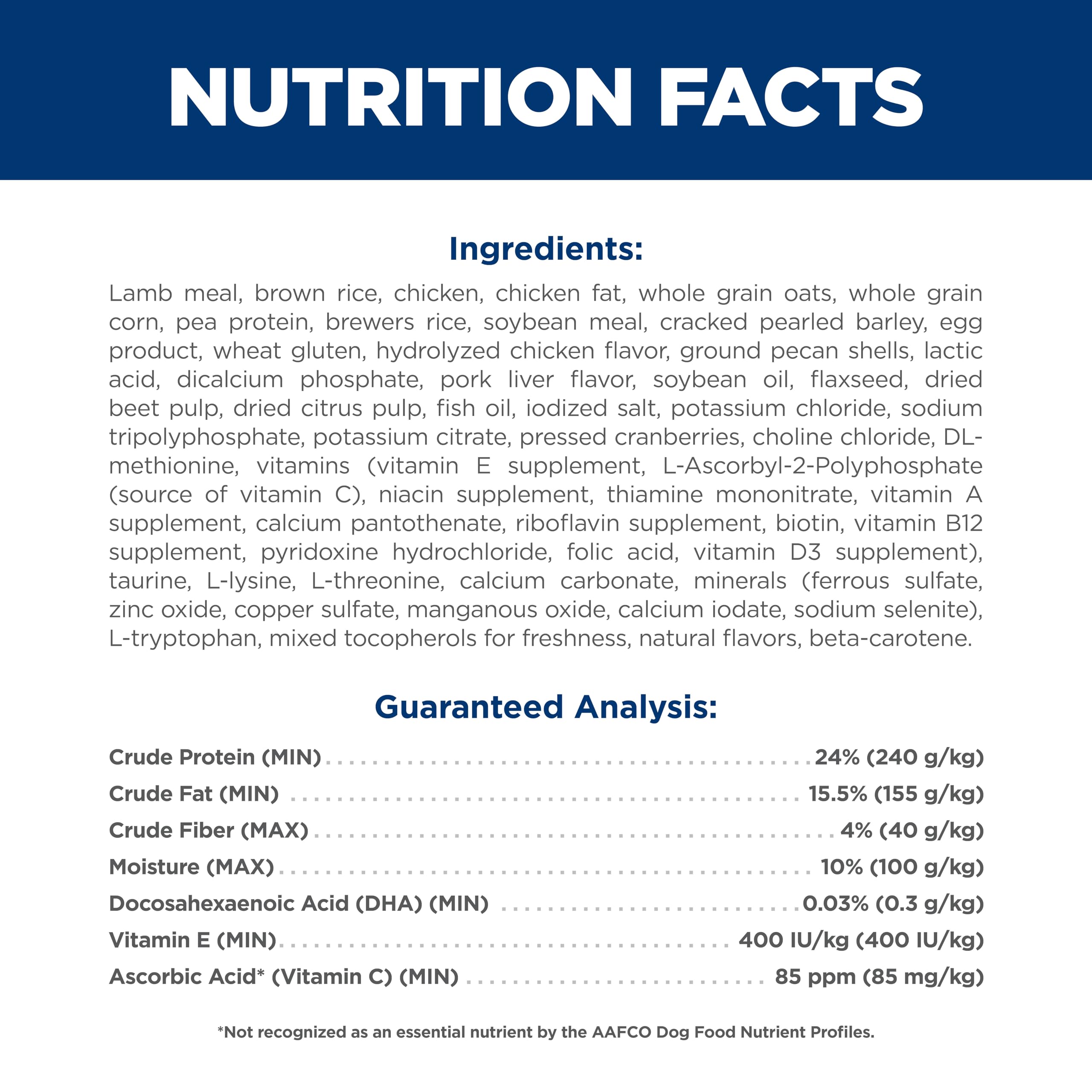 Hill's Science Diet Chiot – antioxydants pour le système immunitaire en développement.