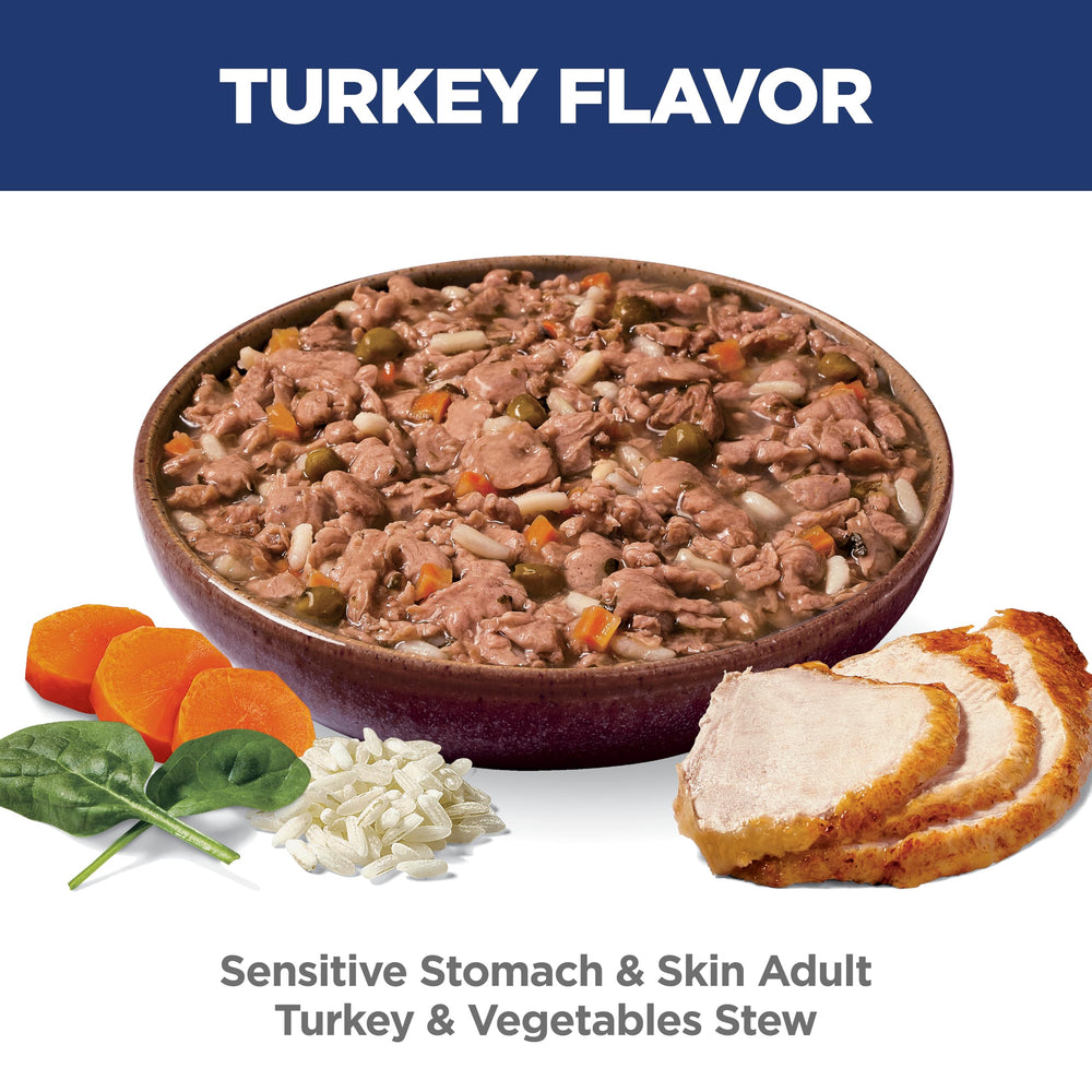 Hill's Science Diet cuisson lente dinde-stew, arôme appétissant pour stimuler l'appétit.