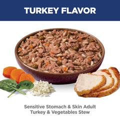 Hill's Science Diet cuisson lente dinde-stew, arôme appétissant pour stimuler l'appétit.