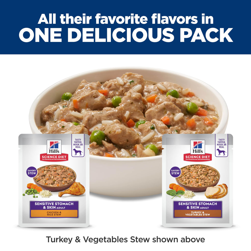 Hill's Science Diet cuisson lente – ragoût savoureux au poulet et à la dinde.