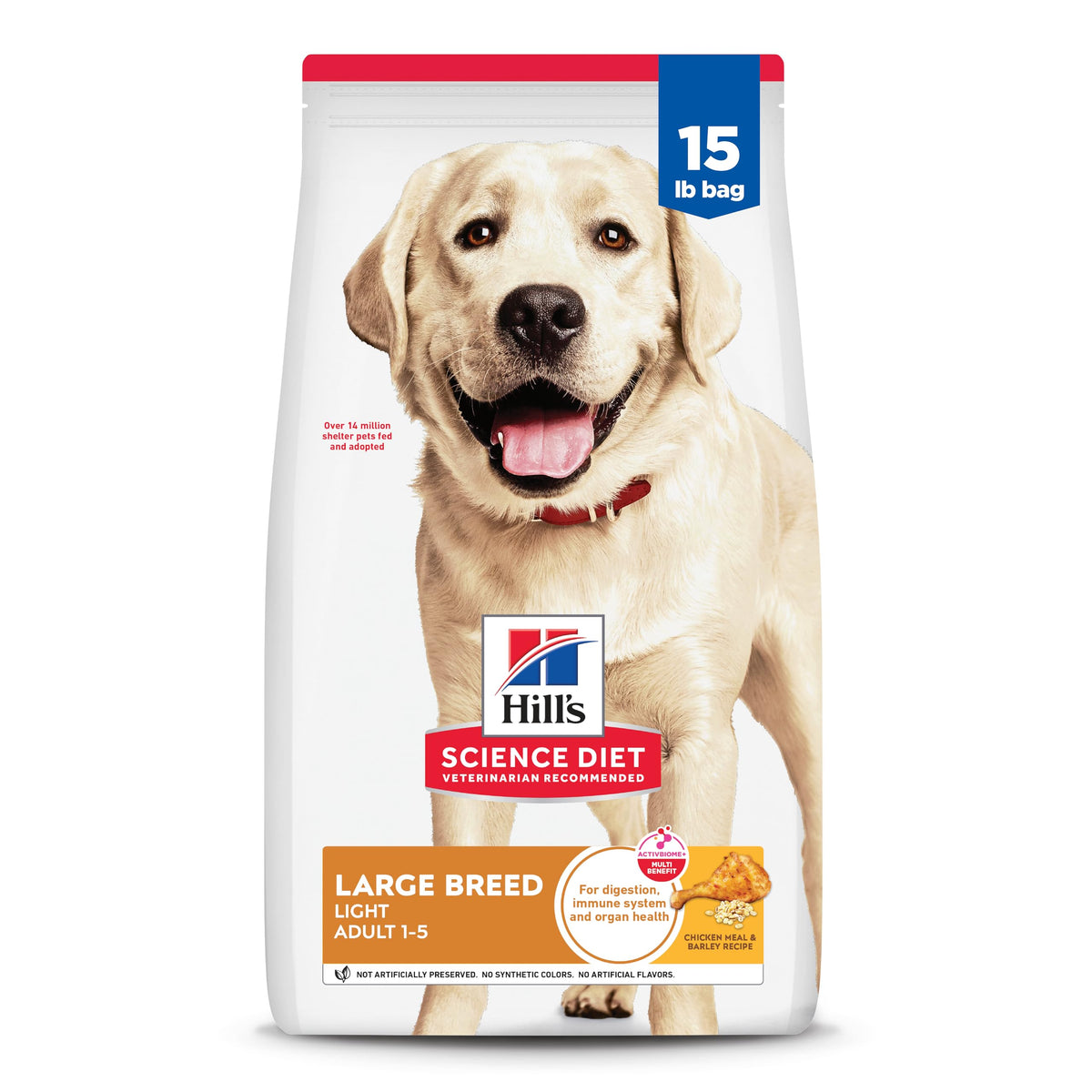 Hill's Science Diet Grand Chien Light croquettes poulet – gestion du poids potentiel