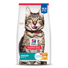 Hill's Science Diet Indoor 7+ croquettes pour chat d'intérieur, soutien digestif.