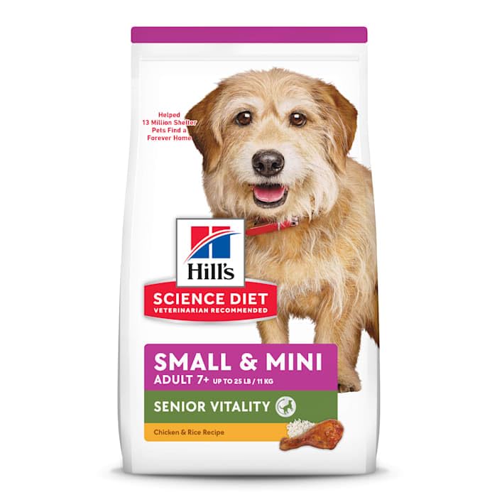 Ingrédients naturels Hill's Science Diet visibles sur l'emballage.
