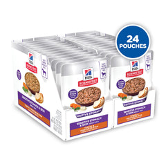 Hill's Science Diet legumes-dinde-stew, morceaux visibles pour un repas équilibré.