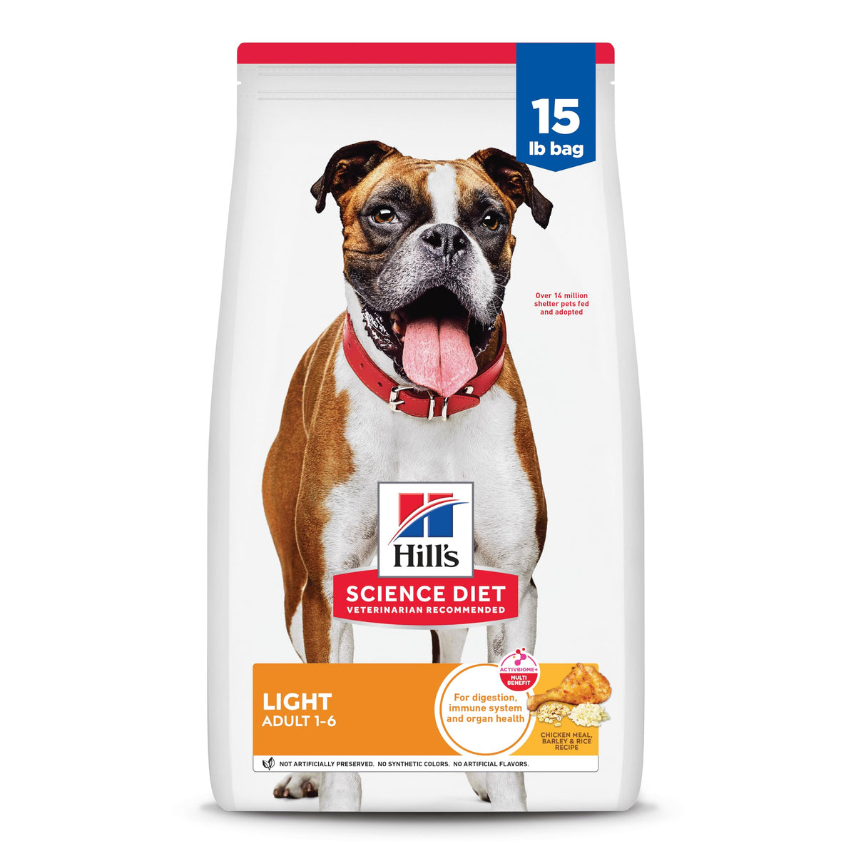 Hill's Science Diet Light Adulte 1-6 – sac croquettes poulet et orge, aide au contrôle du poids