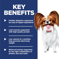 Hill's Science Diet Light - proteines de haute qualite pour maintien de la masse musculaire.