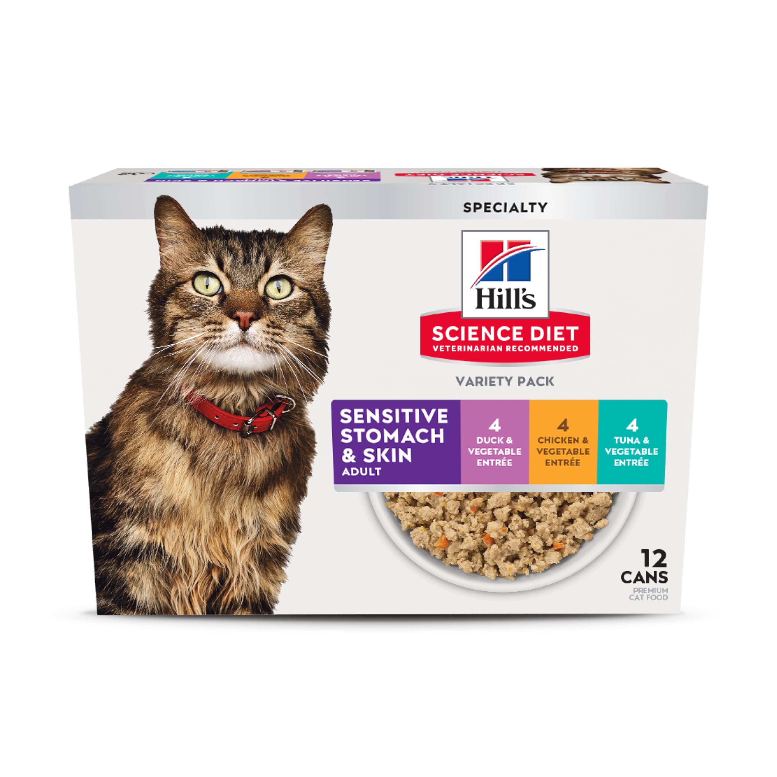 Hill's Science Diet packshot varié adulte – vue claire sur l'emballage pratique