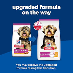 Hill's Science Diet Petite & Mini croquettes citrouille — digestion plus confortable et selles régulières.