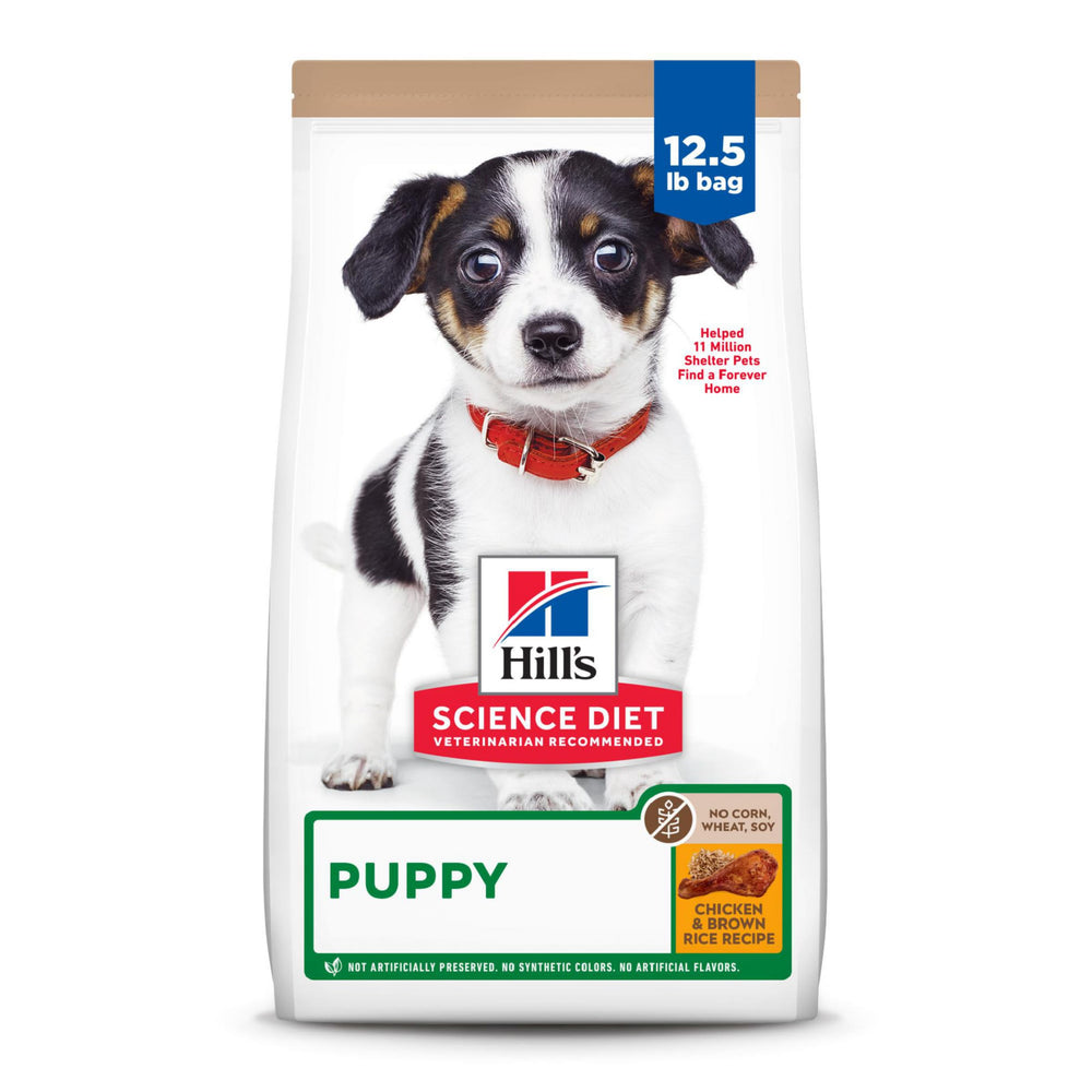Hill's Science Diet Puppy croquettes pour chiot, nutrition adaptée à la croissance.