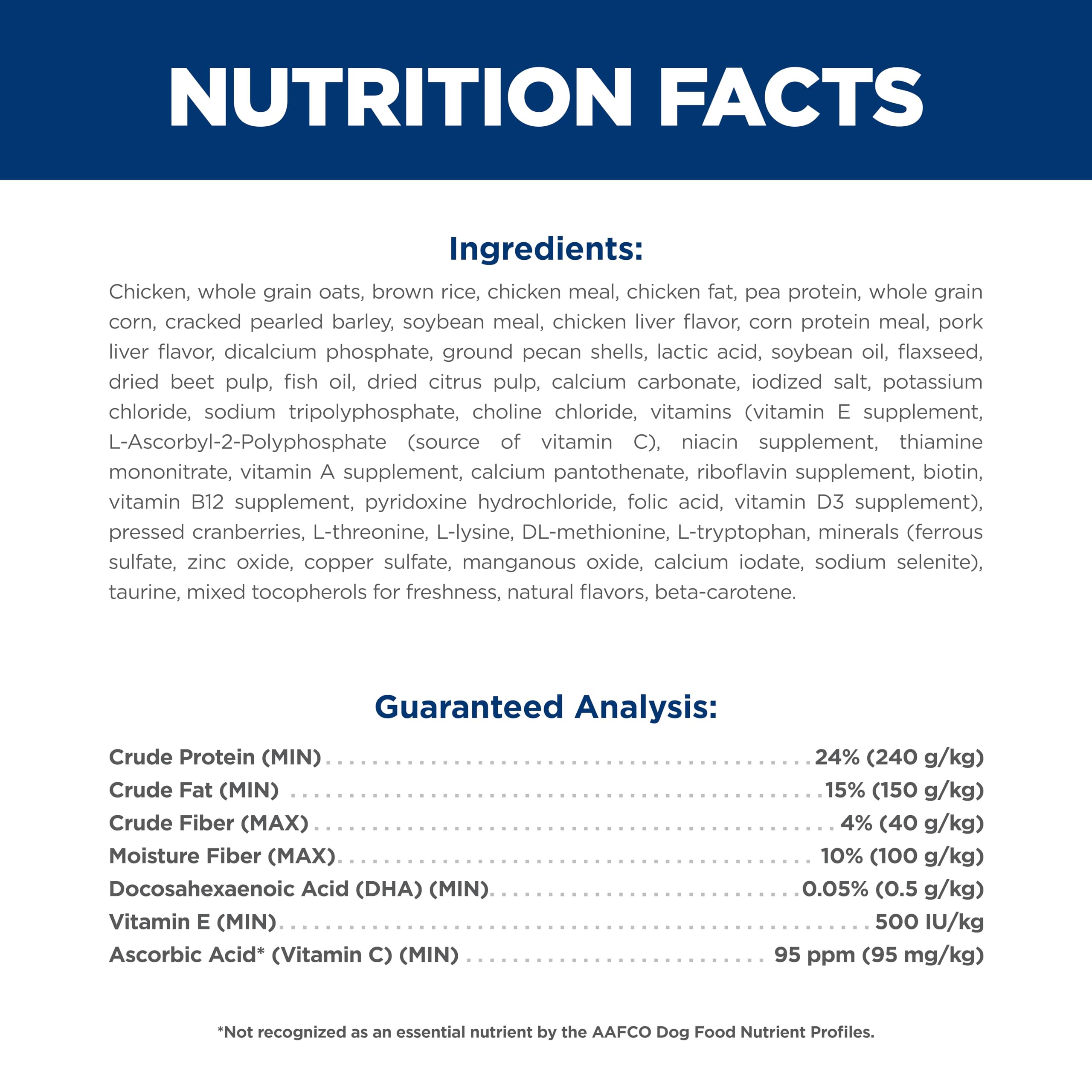 Hill's Science Diet Puppy Petit et Mini: formulation naturelle et simple.