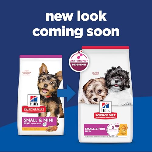 Hill's Science Diet chiot petit mini croquettes gros plan — texture attrayante et croquant.