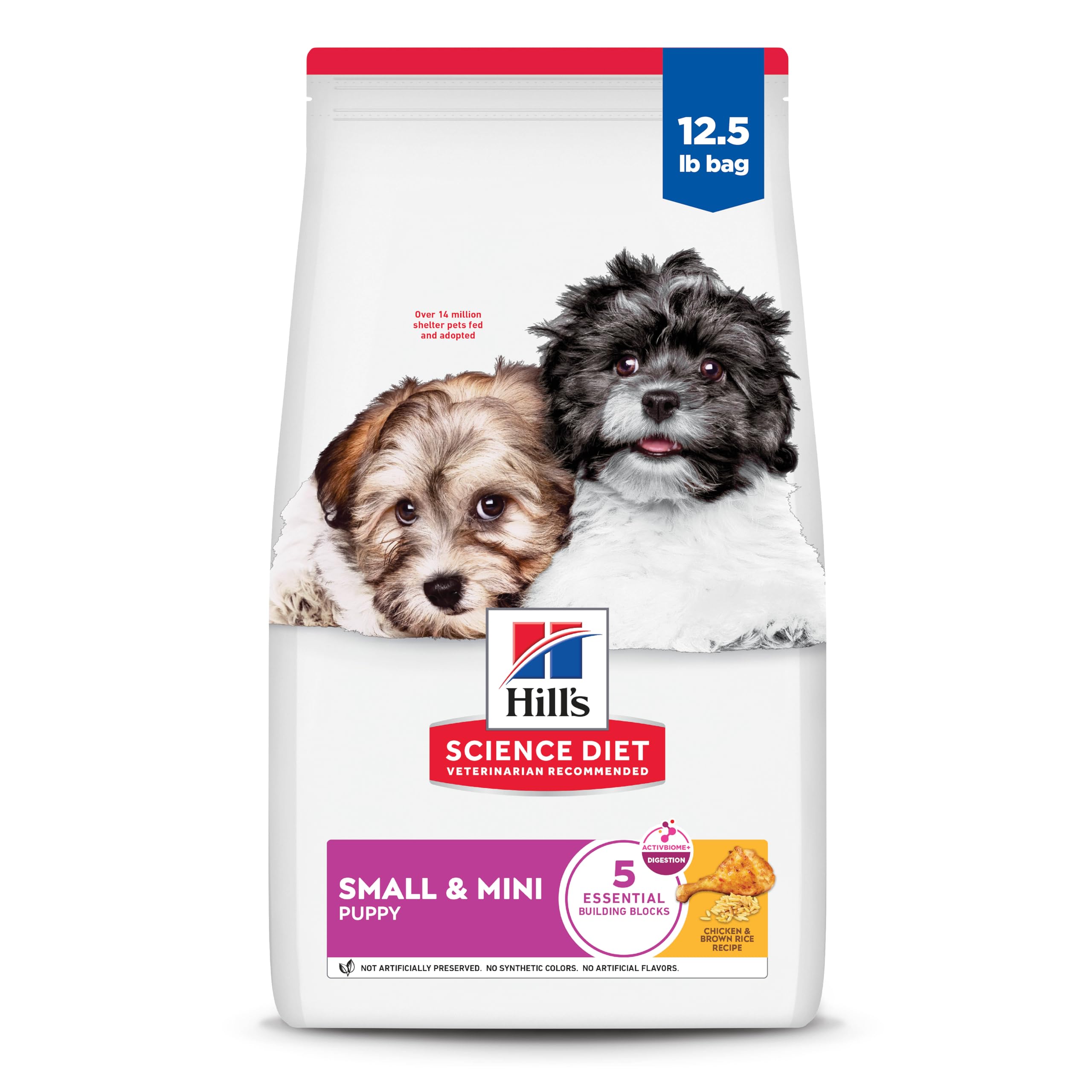 Hill's Science Diet chiot petit mini sac — facilité de dosage pour portions adaptées.