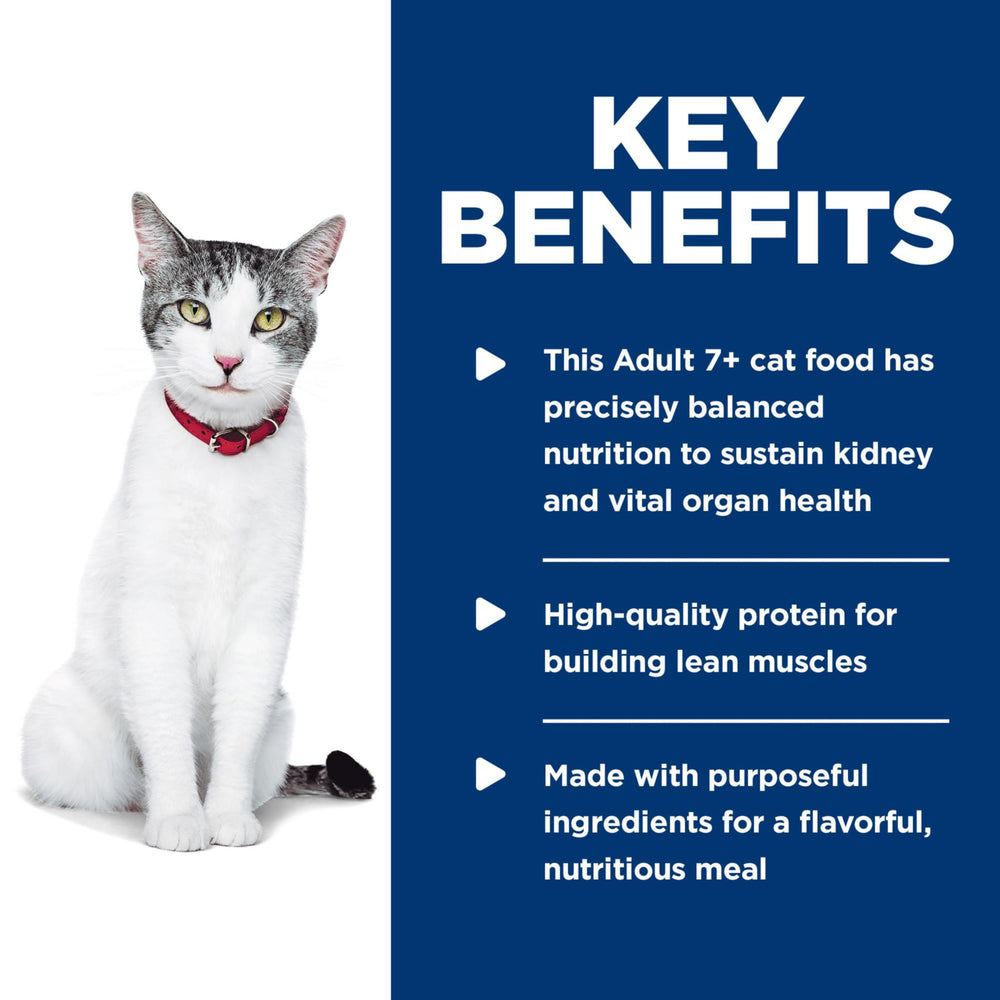 Hill's Science Diet Senior 11+ Carottes tendres : fibres naturelles pour l'équilibre.
