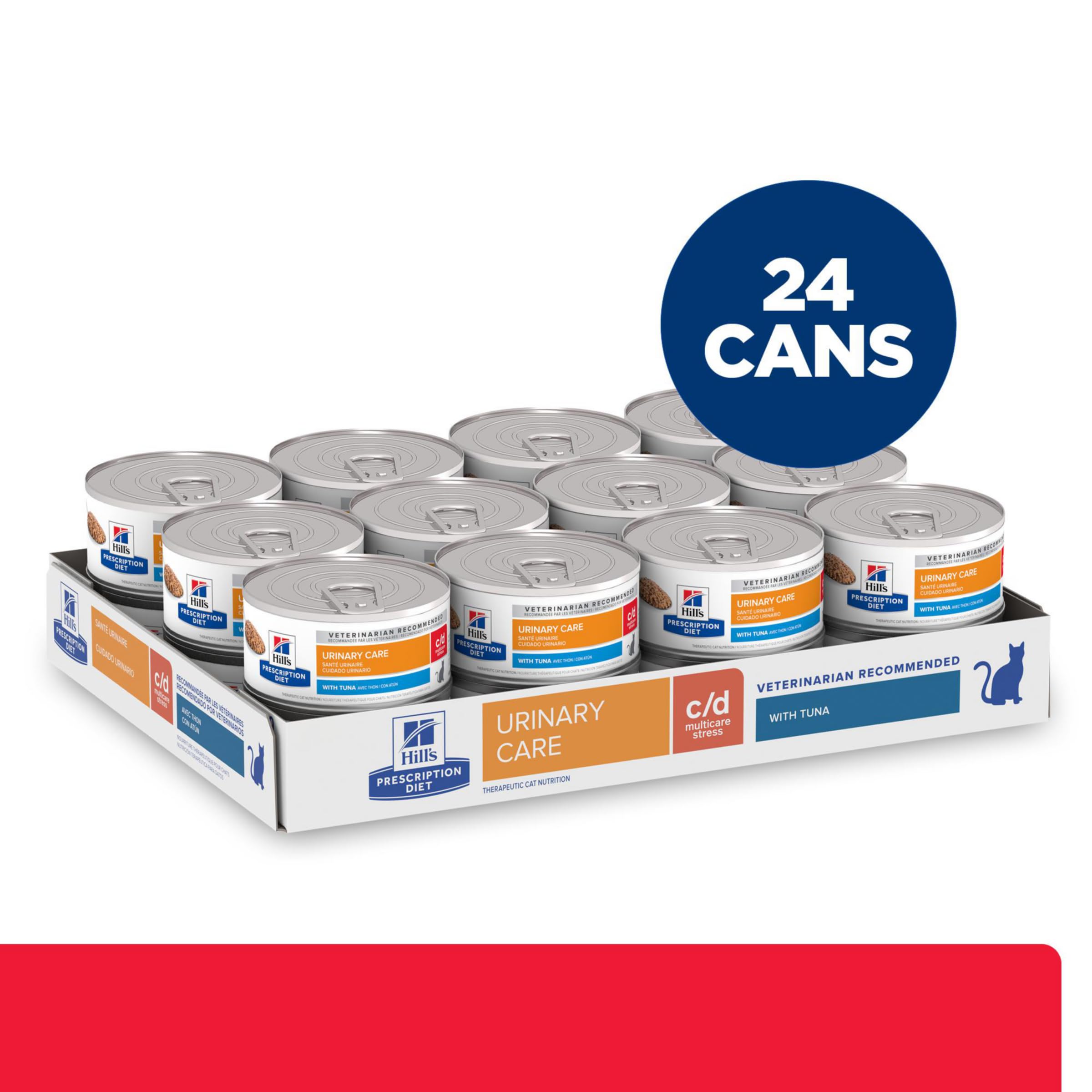 Hill's c/d Multicare Stress chat — conserve thon, soutien potentiel de la santé urinaire.