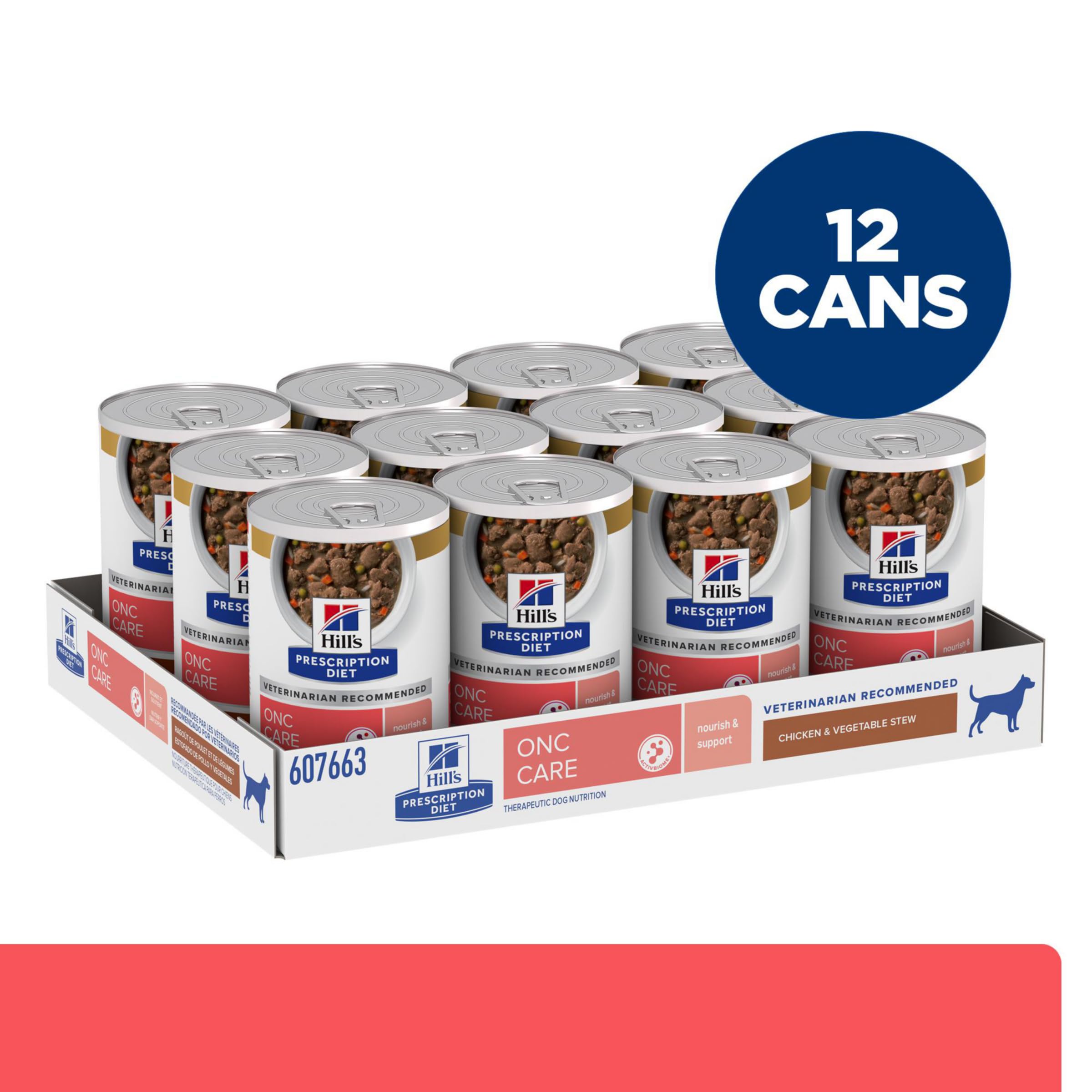 Hill's Prescription Diet ONC Care: morceaux dans sauce appétissante pour chien.