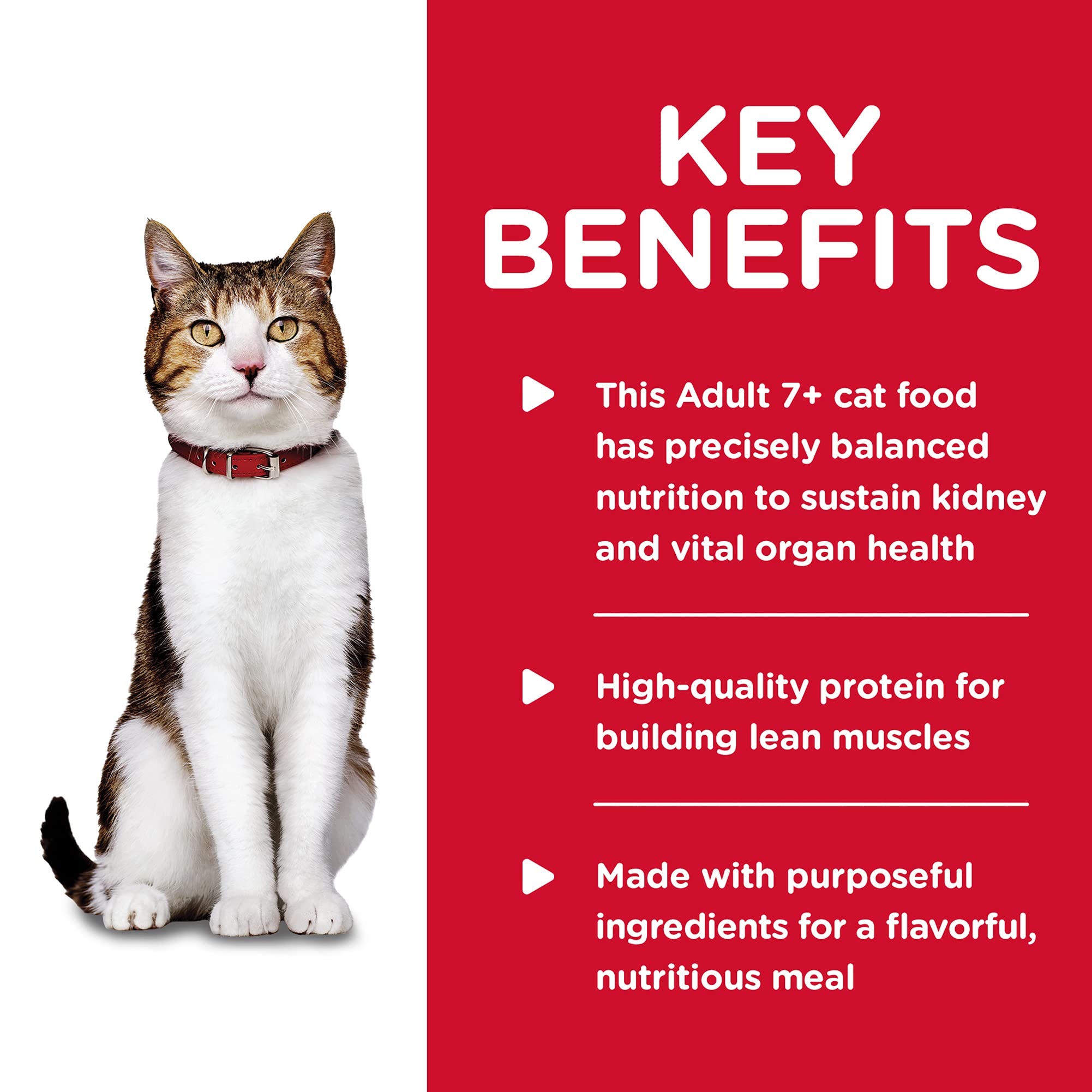 Hill's Science Diet Adulte 7+ - fabrication aux États‑Unis avec ingrédients mondiaux fiables.