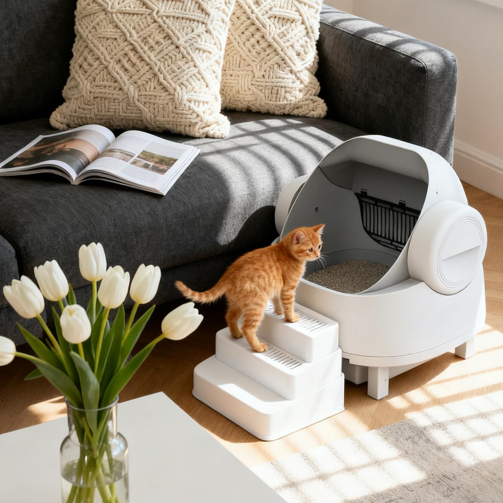 Himake rampe-blanc-usage-domicile s’intègre facilement dans votre intérieur