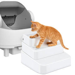 Himake rampe-litiere-3-niveaux-ajustable, accessibilite accrue pour les chats