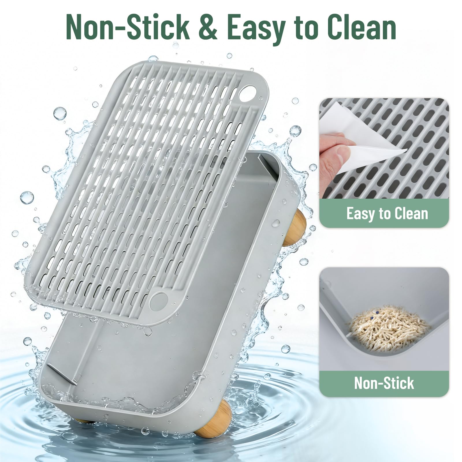 Himake rampe litiere durable et facile a nettoyer.