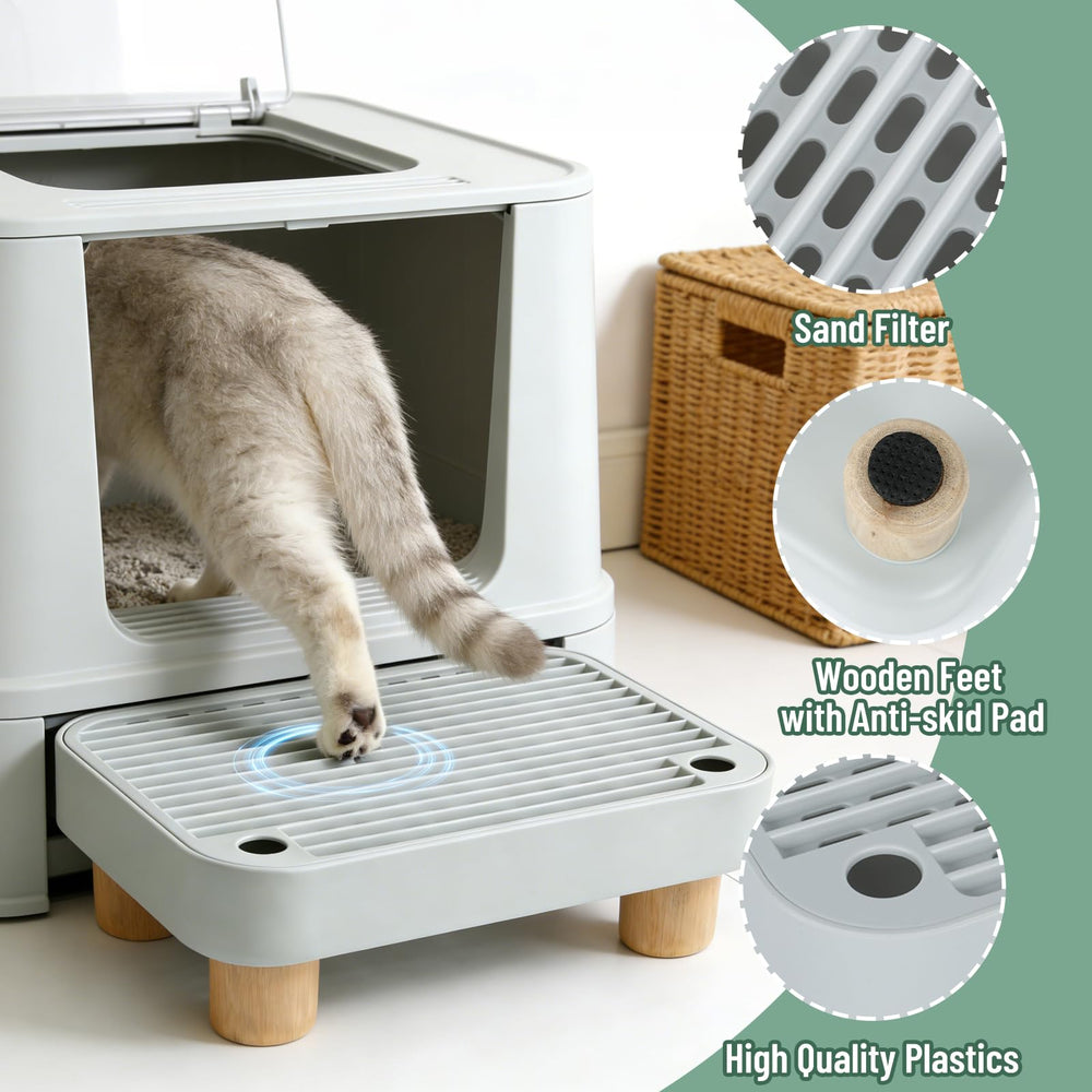 Himake rampe litiere surface antiderapante assure montée en douceur.