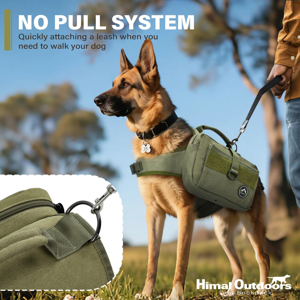 Himal Outdoors anneau arrière renforcé pour fixer une laisse en sécurité.