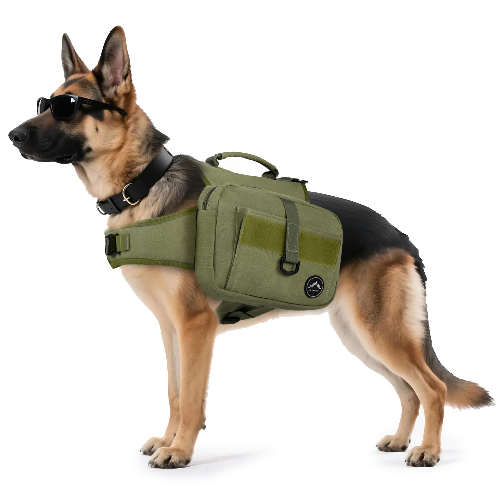 Himal Outdoors sac-dos-chien 600D nylon, durable pour randonnées prolongées.
