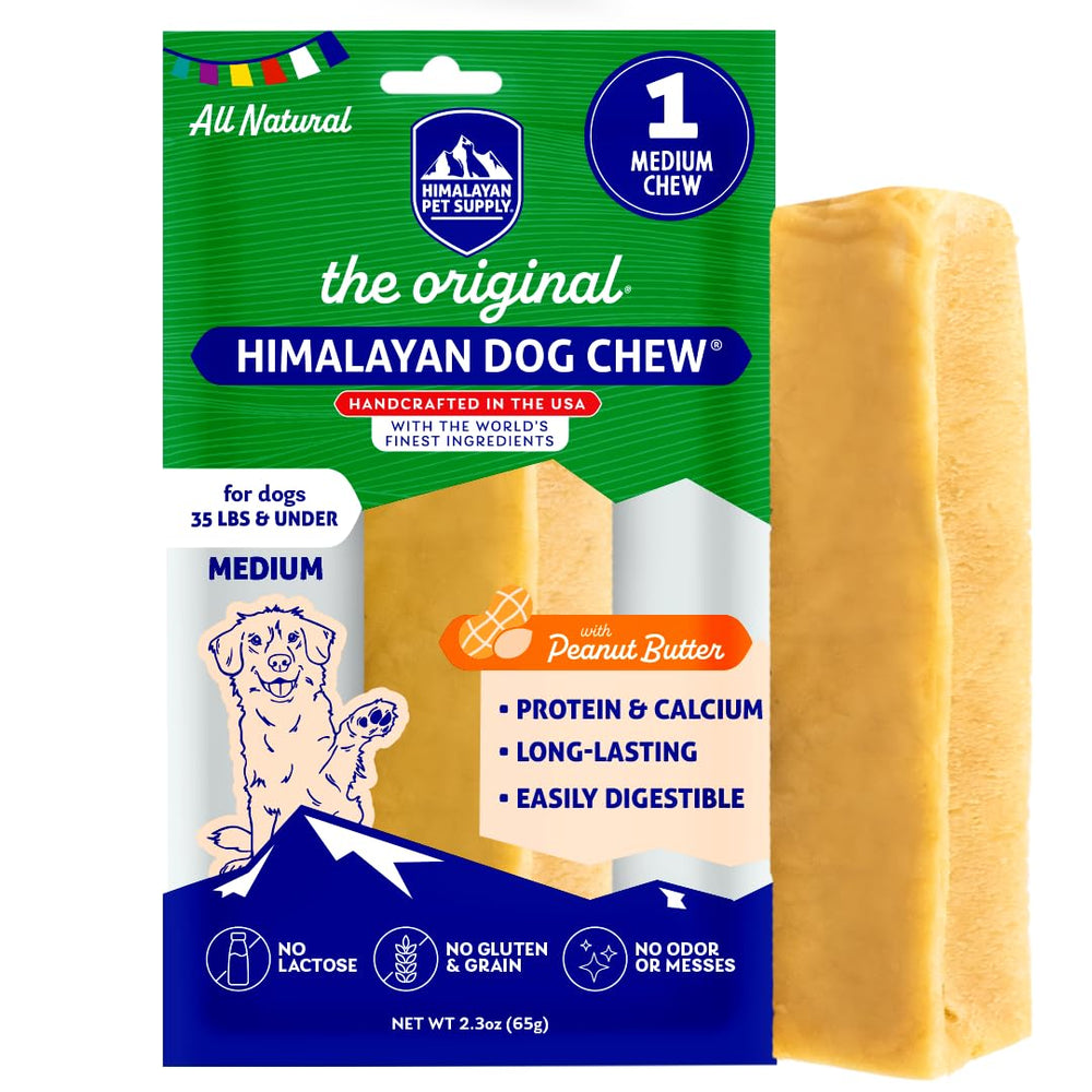 Himalayan Dog Chew – bâton fromage yak, friandise naturelle longue durée.