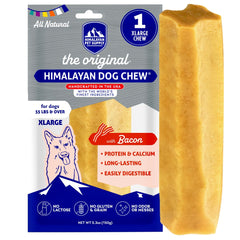 Bâton Original Himalayan Dog Chew très grand prêt à mâcher du fromage de yak, texture dense