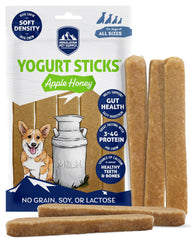 Himalayan Dog Chew batonnet yaourt pomme miel, texture douce idéale pour tous les chiens.