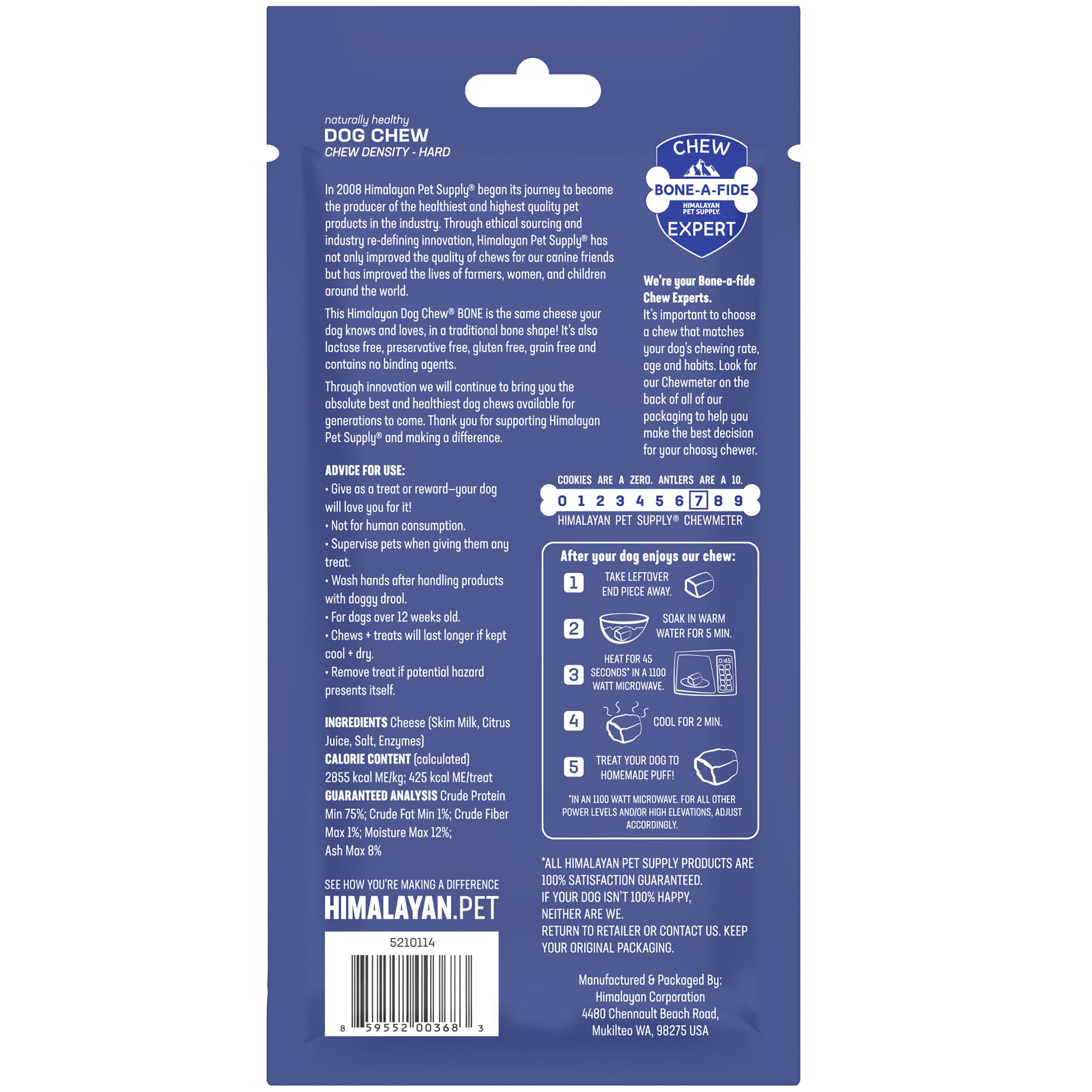 Himalayan Dog Chew Bone sans gluten – recette sans gluten et sans céréales.