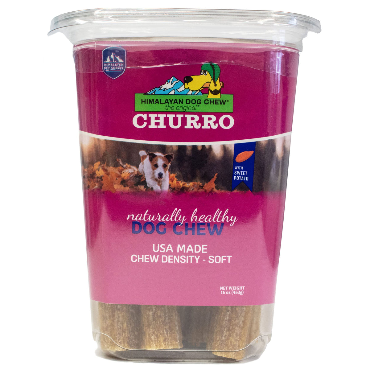 CHURRO Himalayan Cheese Tub emballage pratique et stockage facile.