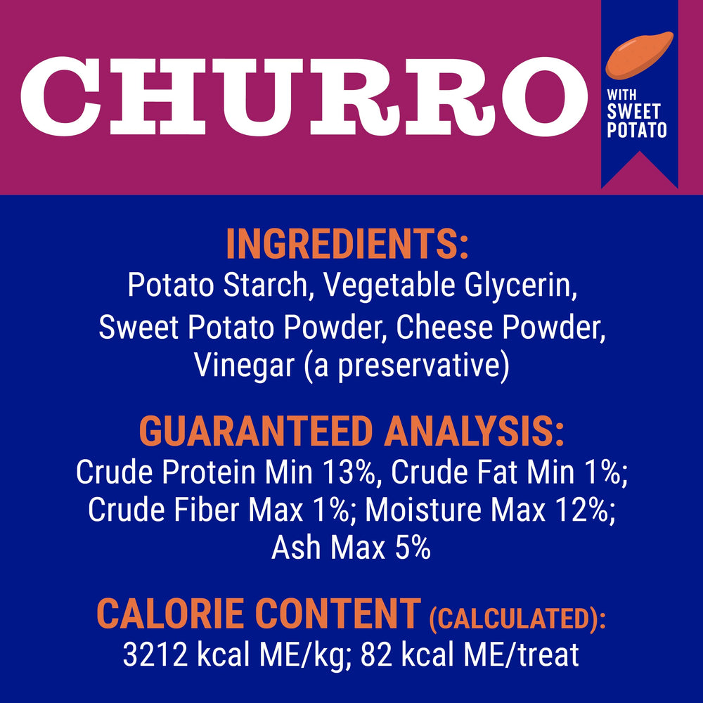CHURRO Himalayan Cheese Tub sans gluten, friandise légère et digeste.