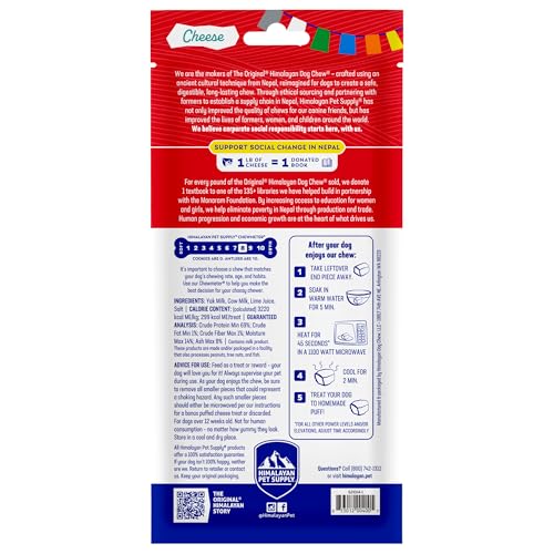 Himalayan Dog Chew emballage par poids : achat flexible.