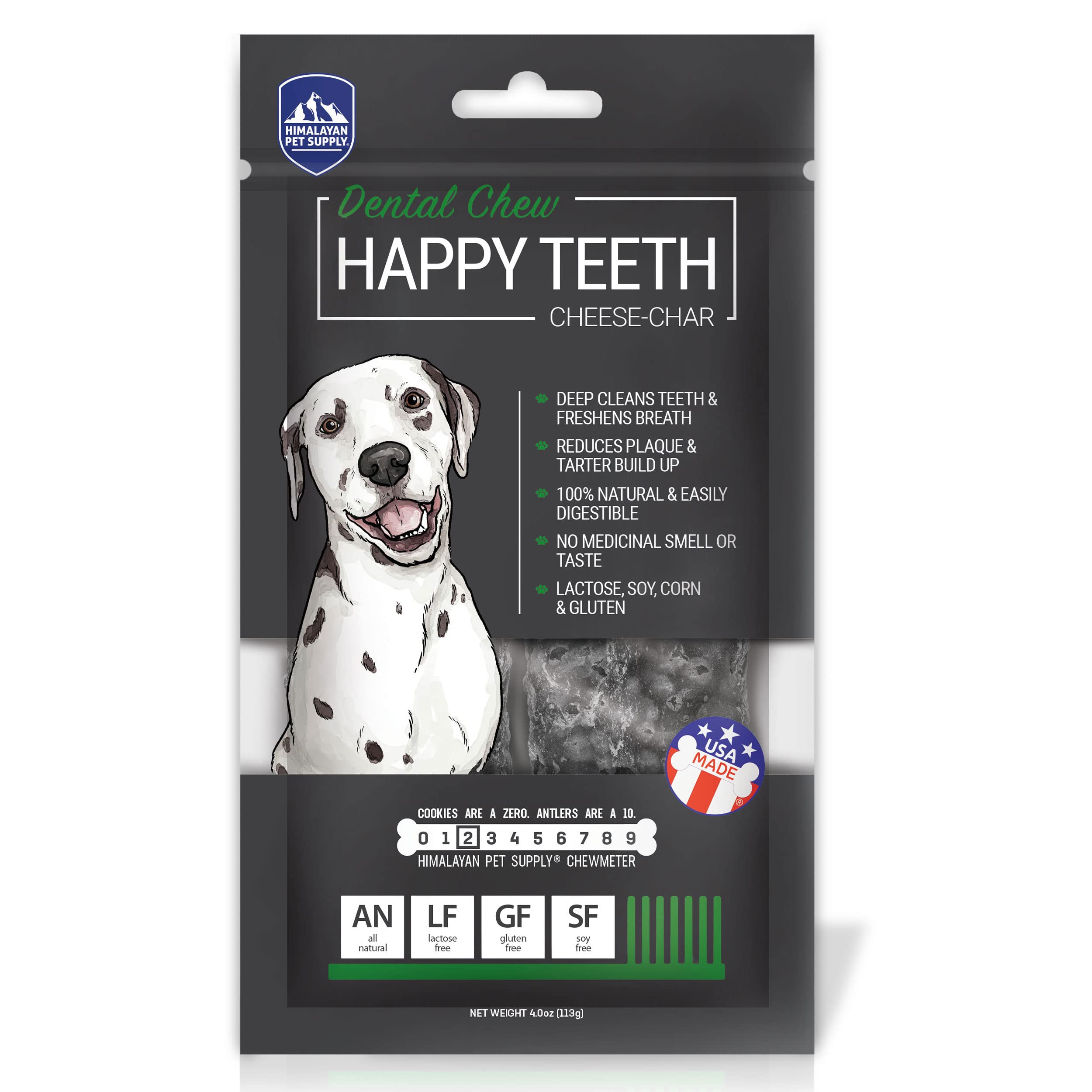 Himalayan Dog Chew : emballage prêt pour des sessions de mastication sûres.