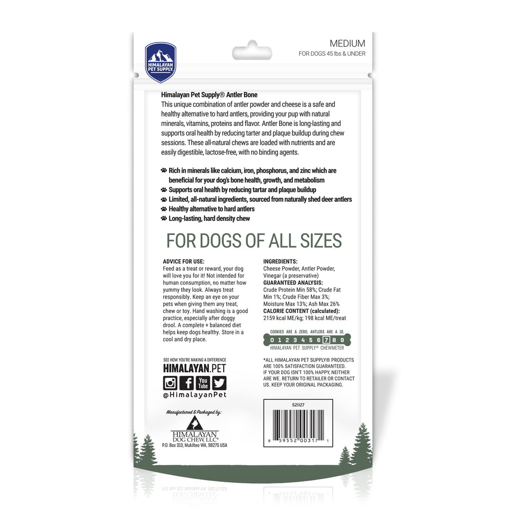 Fromage et ramure ensemble, goût appétissant pour chiens gourmands.