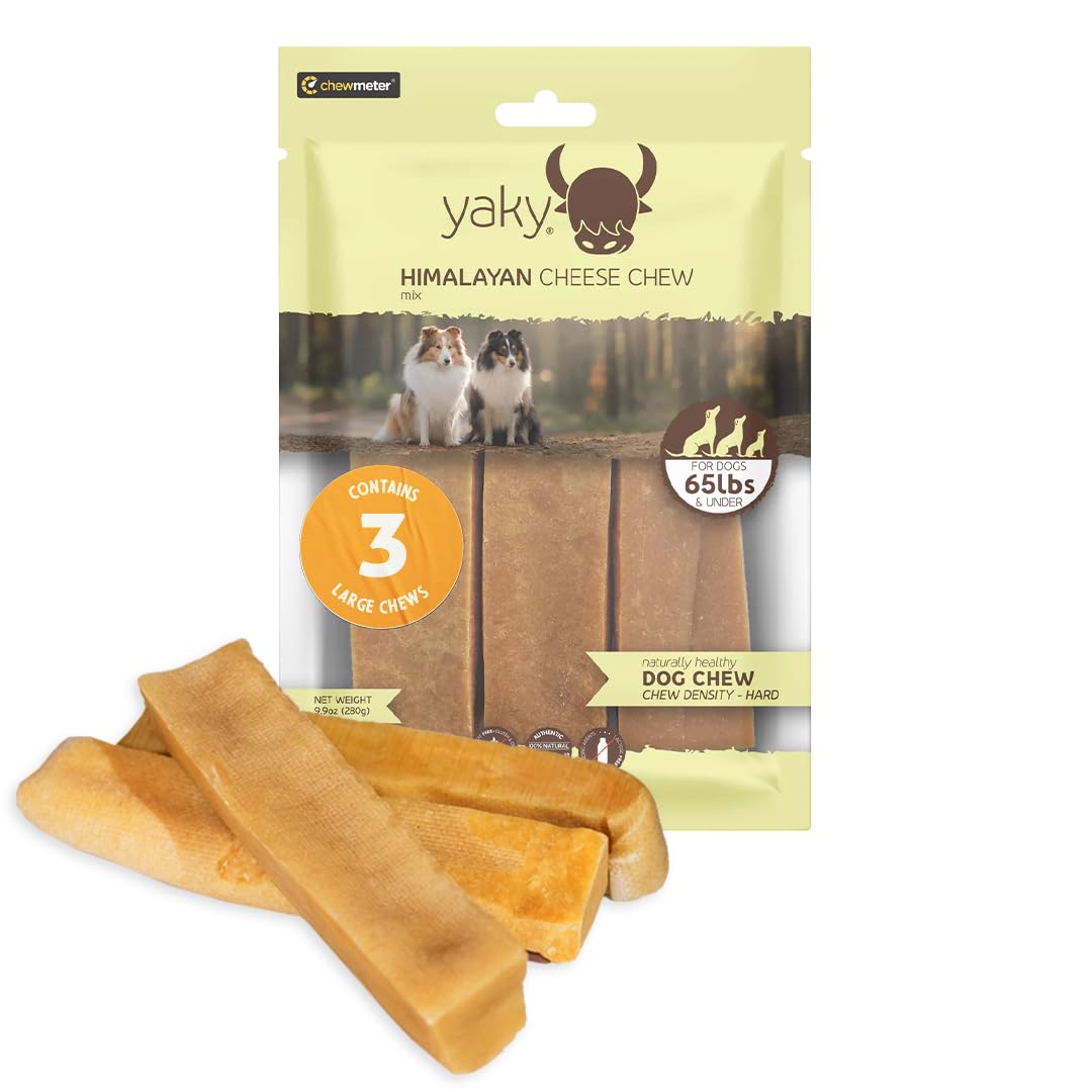 Himalayan Dog Chew – fromage yak durable pour la mastication prolongée.