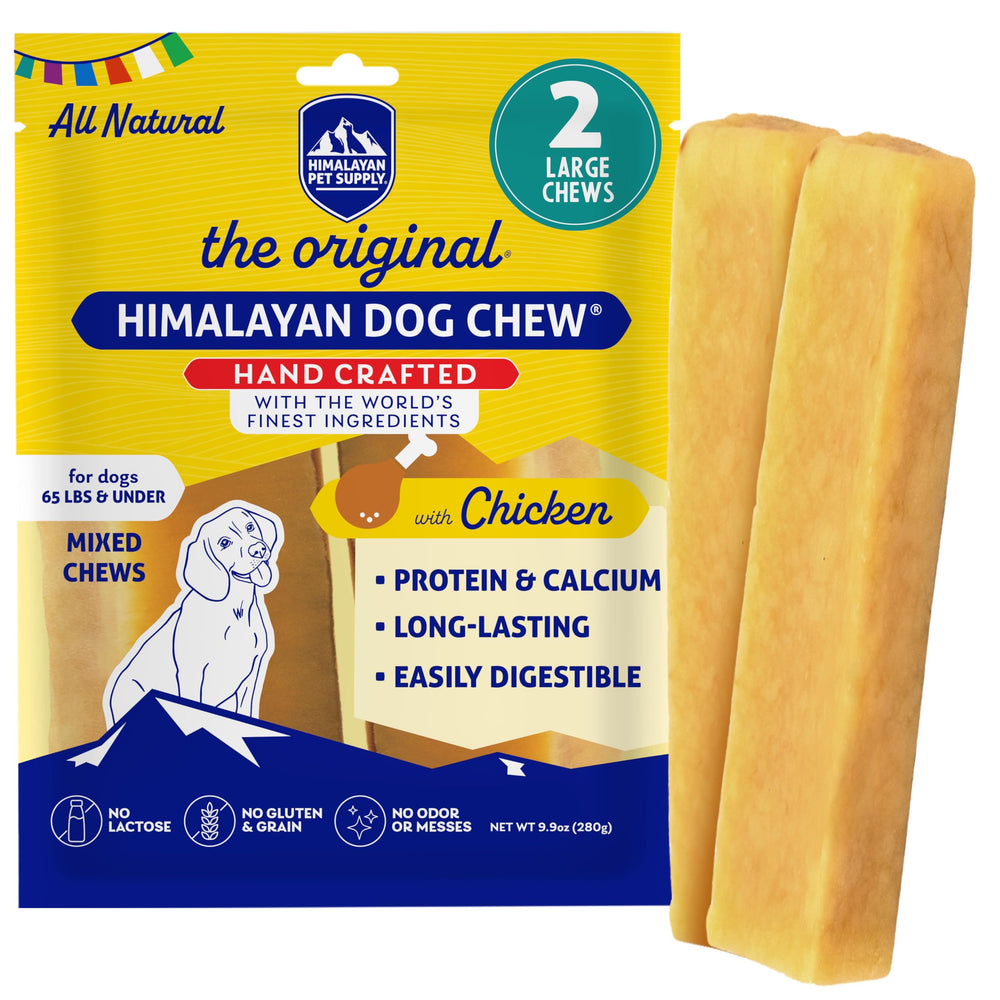 Himalayan Dog Chew: gros plan sur le fromage yak, texture riche pour mâcher longue durée.