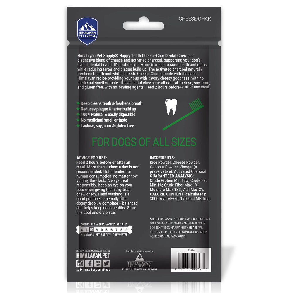 Himalayan Dog Chew : ingrédients naturels et fabrication artisanale aux États‑Unis.