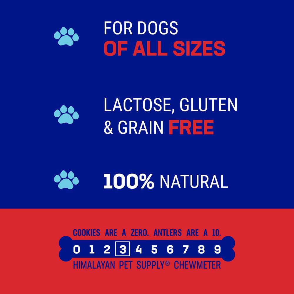Himalayan Dog Chew, longue durée, idéal pour les chiens actifs.