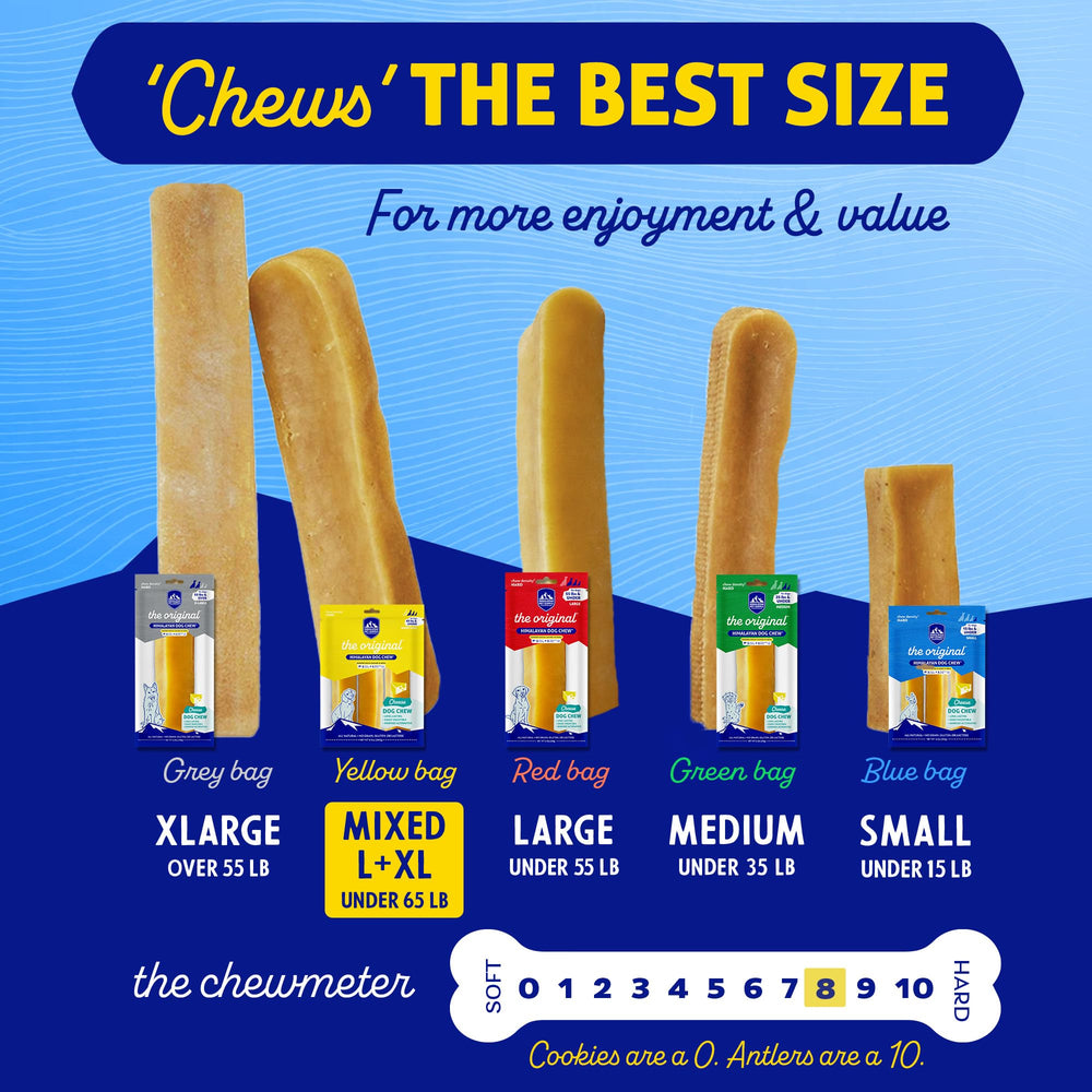 Himalayan Dog Chew pack-2-unites: pack pratique pour deux friandises
