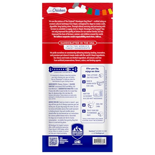 Himalayan Dog Chew Pour Chiens Jusqu-a 25 Kg — parfait pour petits chiens.