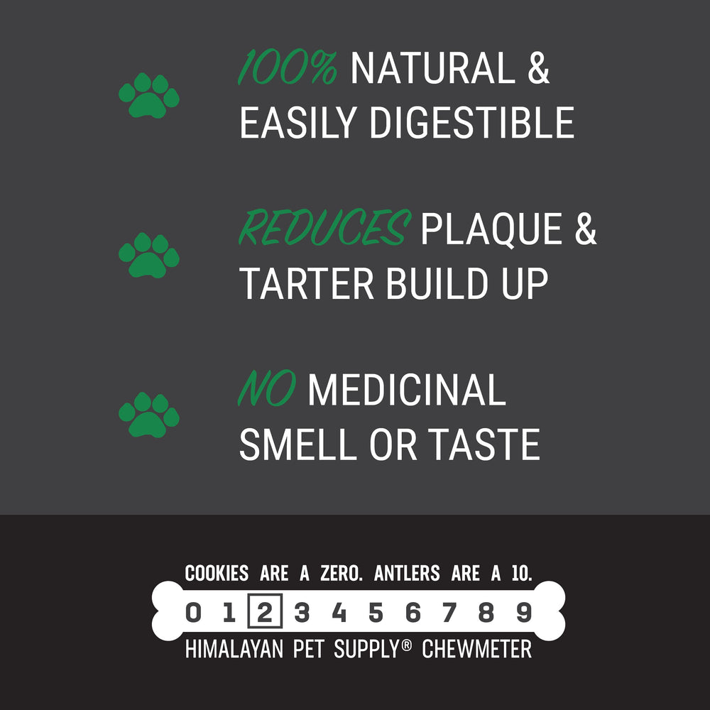 Himalayan Dog Chew : sans soja et sans céréales pour un snack sûr.