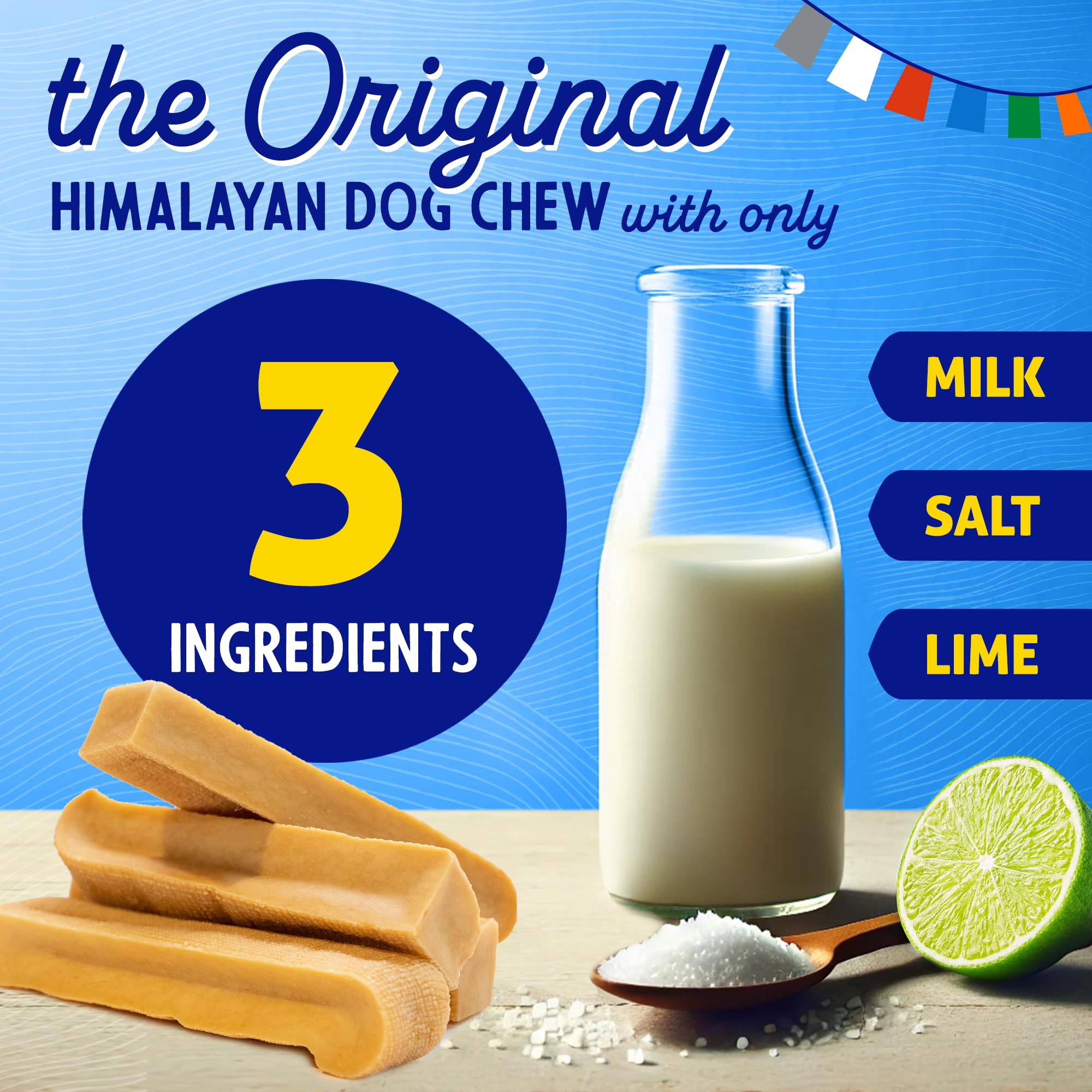 Himalayan Dog Chew section intérieure, vue cross-section dense