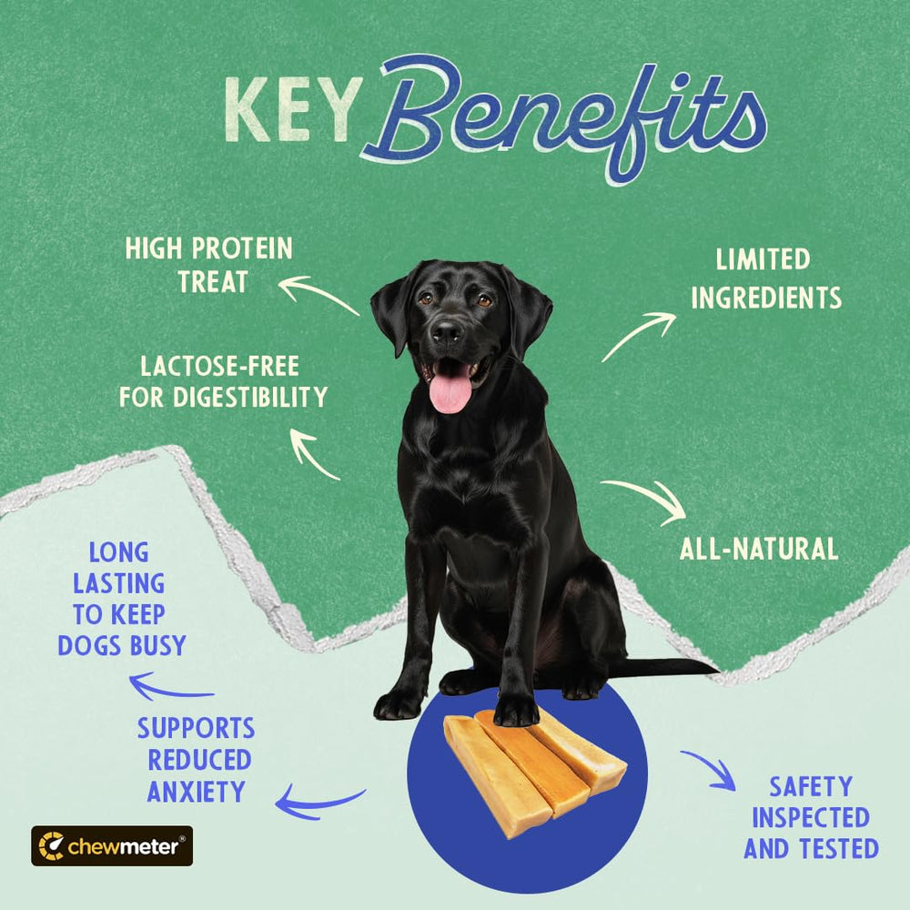 Himalayan Dog Chew : texture dure, agréable à mâcher pour chiens actifs.
