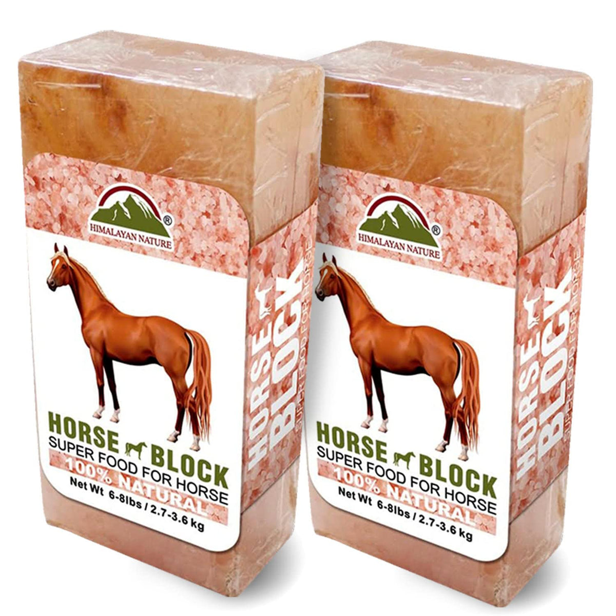 Himalayan Nature bloc sel cheval, durable et hydratant