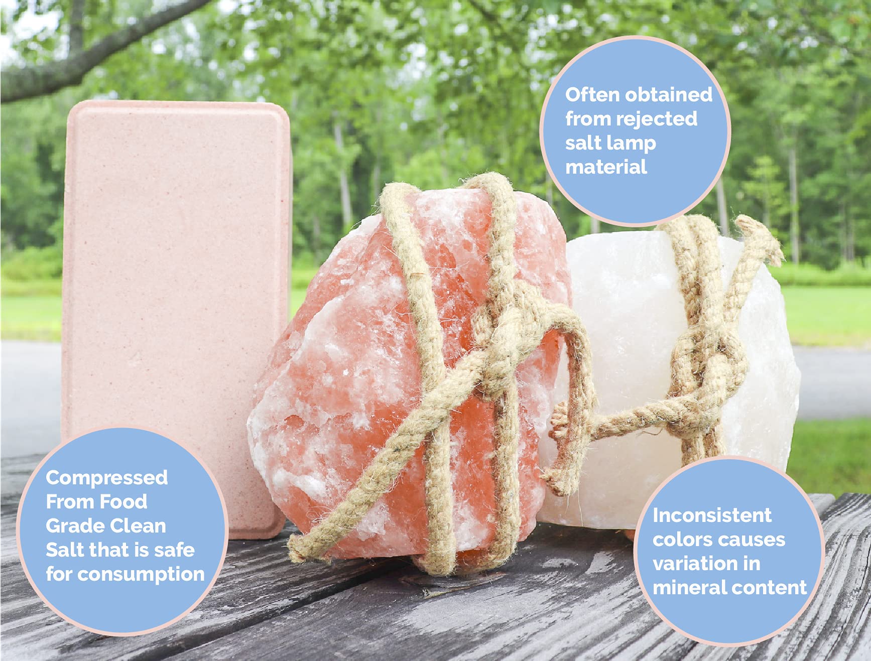 Bloc rose résistant en extérieur Himalayan Secrets, parfait en pâturage.